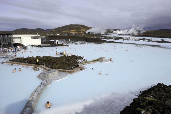 アイスランド・レイキャビクにある世界最大の露天風呂「ブルーラグーン」 - Sputnik 日本