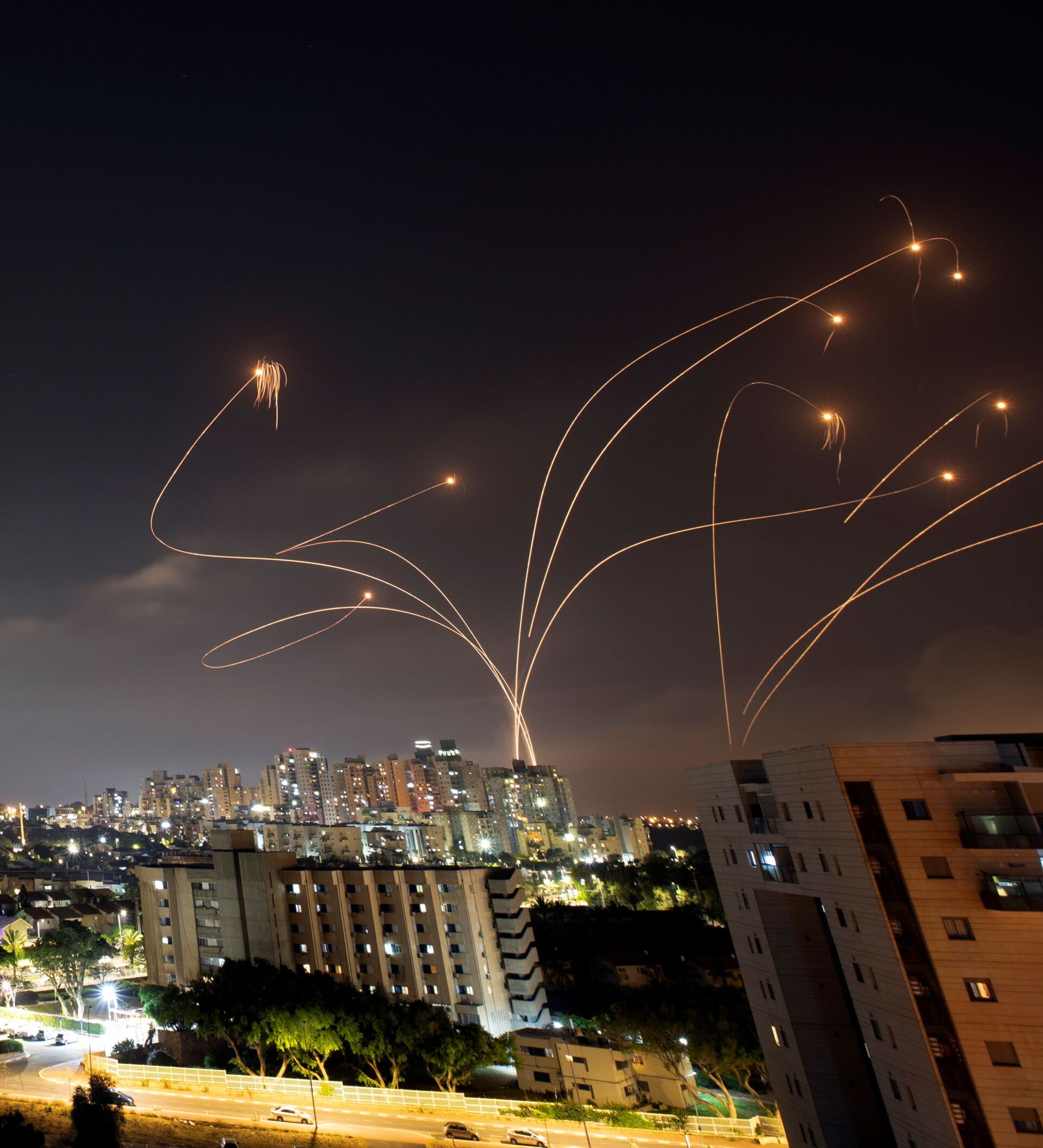 テルアビブの方角に数十発のミサイル 市内は空襲警報【動画】 - 2021年5月12日, Sputnik 日本