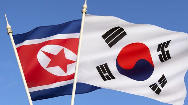 北朝鮮と韓国の国旗 - Sputnik 日本