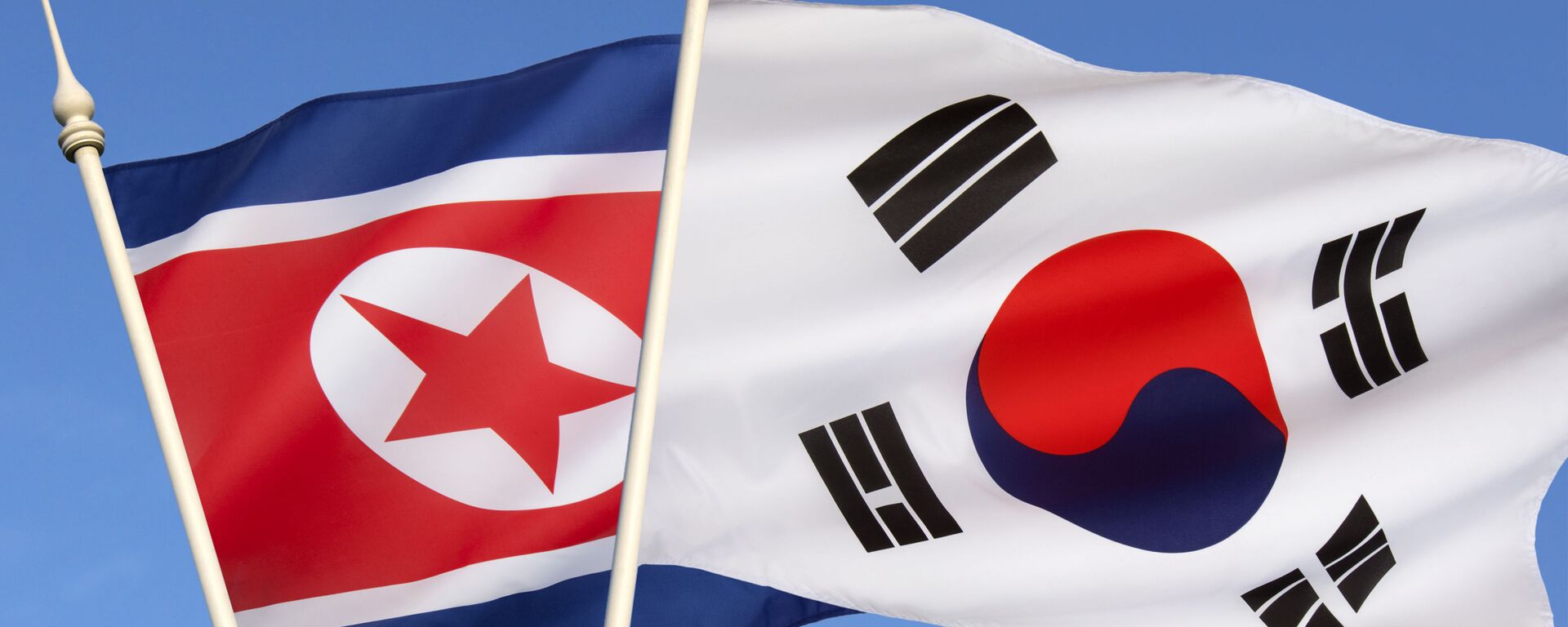 北朝鮮と韓国の国旗 - Sputnik 日本, 1920, 30.08.2021