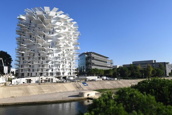 フランス・モンペリエにある集合住宅「L'arbre blanc（白い木）」。日本の建築家・藤本壮介氏が手がけた - Sputnik 日本