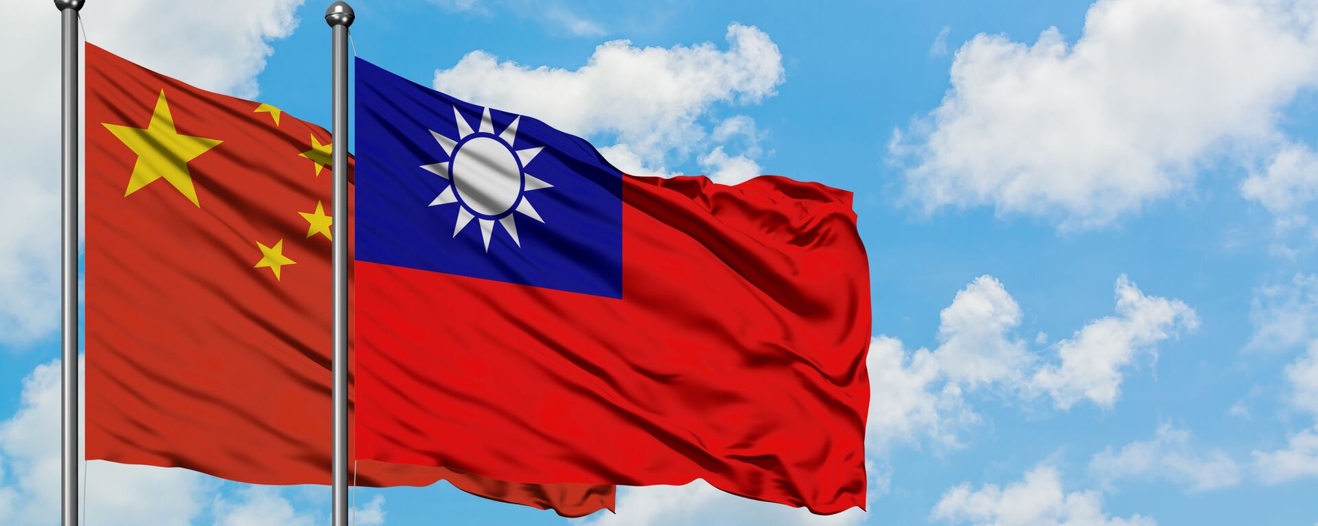 Флаги Тайваня и Китая - Sputnik 日本, 1920, 10.11.2021