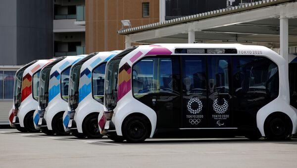 パラリンピック選手村の自動運転バス　日本の柔道選手と接触 - Sputnik 日本
