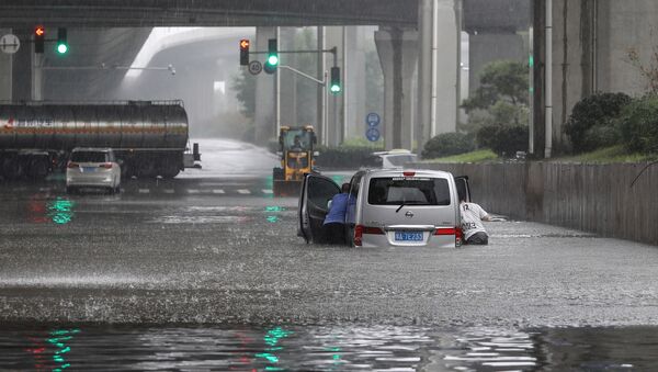 中国河南省で発生した大規模な洪水 - Sputnik 日本