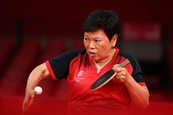 東京五輪・女子卓球シングルスの試合に臨むルクセンブルクのシャリャン・ニ選手(58) 東京五輪・女子卓球シングルスの試合に臨むルクセンブルクのシャリャン・ニ選手(58) - Sputnik 日本