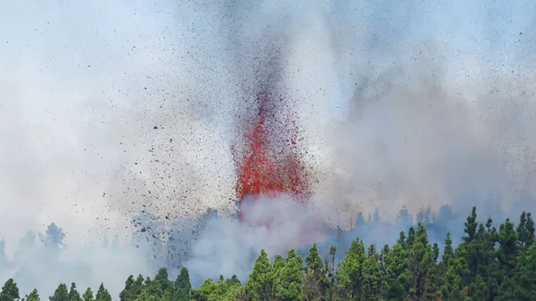 スペイン領ラ・パルマ島のクンブレビエハ火山 - Sputnik 日本