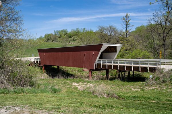 『マディソン郡の橋』のロケ地となった米アイオワ州マディソン郡にあるシーダー橋（カバードブリッジ、屋根付橋） - Sputnik 日本