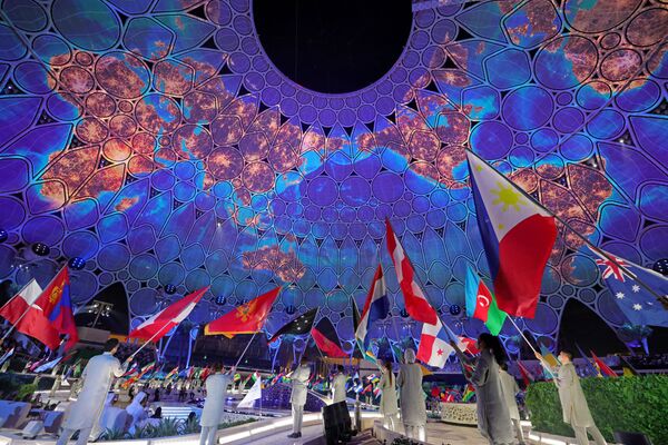 アラブ首長国連邦（UAE）・ドバイで開幕した万博のオープニングセレモニー - Sputnik 日本