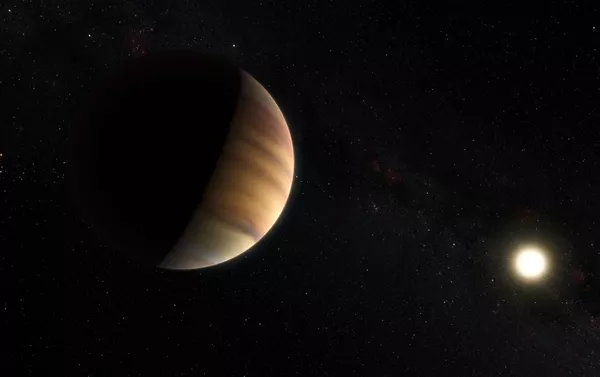 欧州南天天文台が公開した太陽系外惑星「ペガスス座51番星b」のイメージ画像（2015年4月20日）。系外惑星の初の例となった - Sputnik 日本