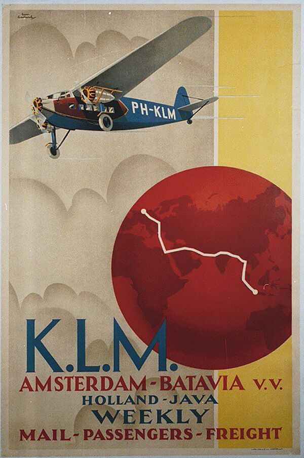 KLMオランダ航空の広告ポスター - Sputnik 日本