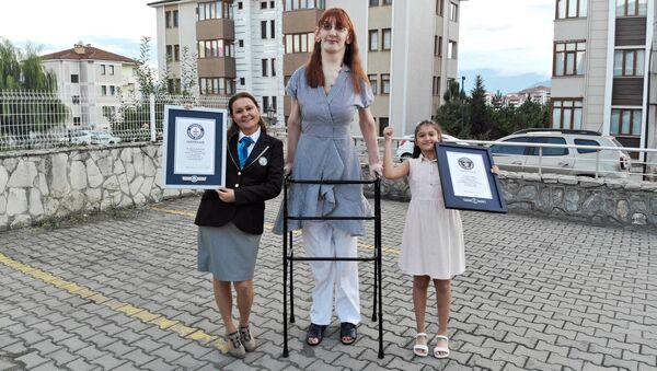 身長215．16センチのトルコ人女性 - Sputnik 日本