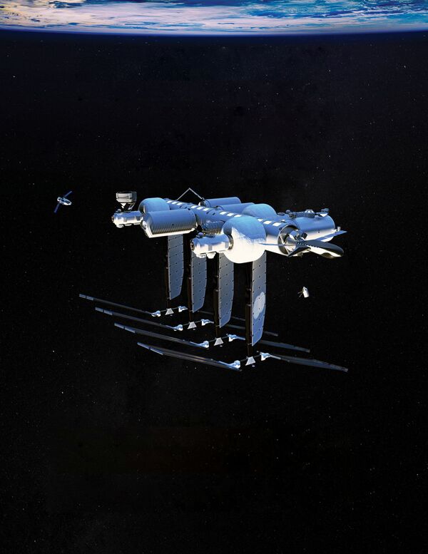 商業宇宙ステーション「オービタルリーフ」のイメージ図 - Sputnik 日本