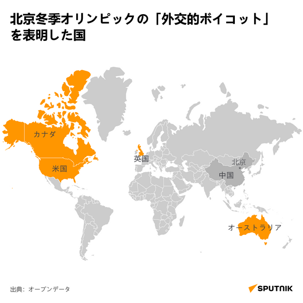 北京冬季オリンピックの「外交的ボイコット」を表明した国(DESK)2 - Sputnik 日本