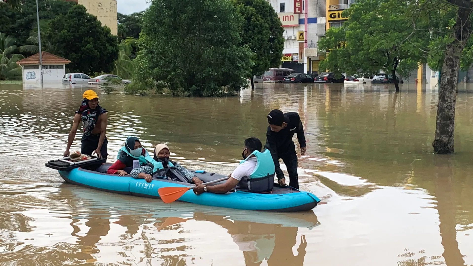 マレーシアで大洪水
