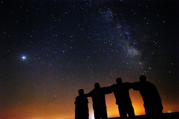 クウェートの砂漠地帯サルミで見られた天の川銀河（8月9日） - Sputnik 日本