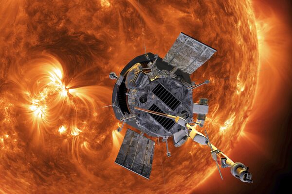 太陽に接近するNASAの宇宙探査機「パーカー・ソーラー・プローブ」のイメージ図（12月14日公開） - Sputnik 日本