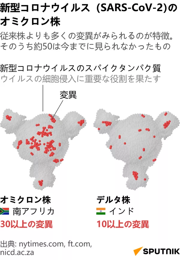 オミクロン株について(MOB) - Sputnik 日本