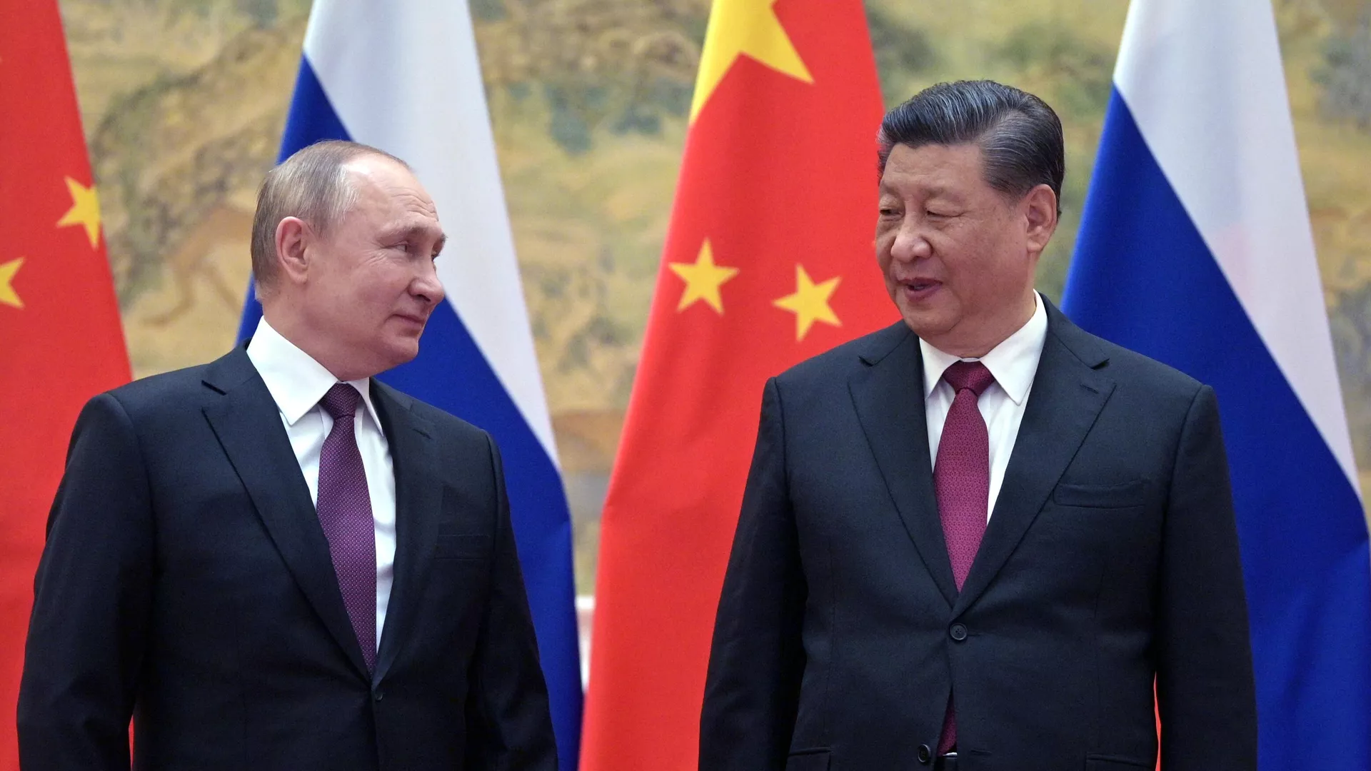 ロシアのプーチン大統領と中国の習主席