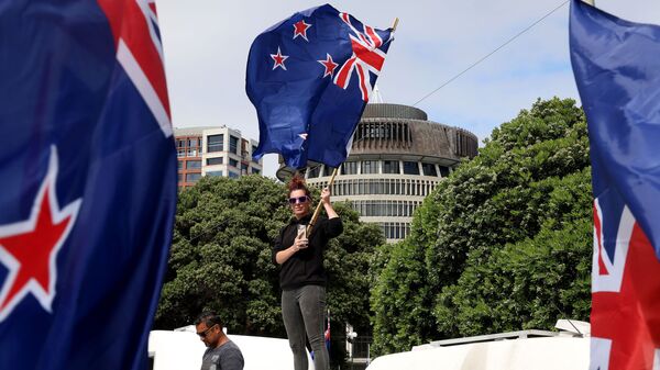 ニュージーランド、抗議デモ - Sputnik 日本