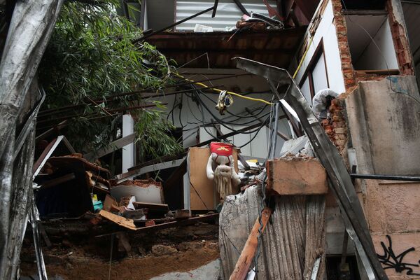 洪水の被害を受けた住宅（ブラジル・ペトロポリス、16日） - Sputnik 日本