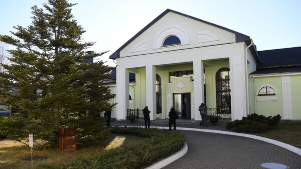 Здание в Гомельской области, где пройдут переговоры России и Украины - Sputnik 日本