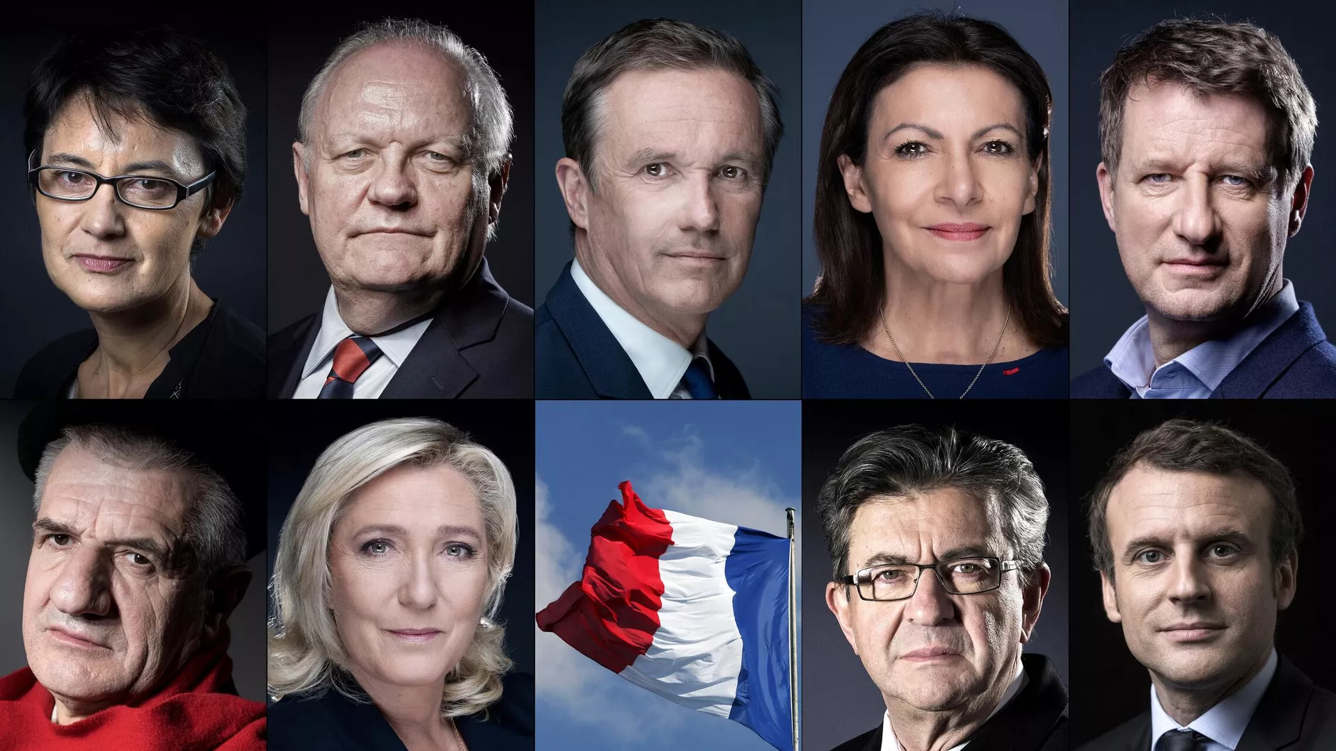 2022年フランス大統領選挙の主な立候補者