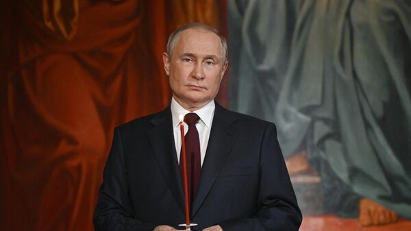 パスハに参加したプーチン大統領 - Sputnik 日本