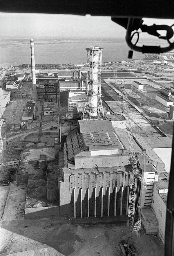 チェルノブイリ原子力発電所の空撮写真(プリピャチ、1986年4月27日) チェルノブイリ原子力発電所の空撮写真(プリピャチ、1986年4月27日) - Sputnik 日本