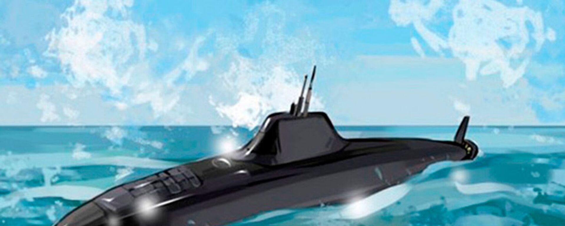 「ハスキー」第5世代原子力潜水艦のイメージ図 - Sputnik 日本, 1920, 07.05.2022