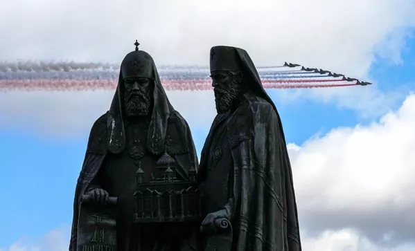 航空ショーの予行演習に参加したSu-25攻撃機（ロシア・モスクワ、4日） - Sputnik 日本