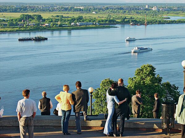 中部の都市ニジニ・ノヴゴロド。ロシア・欧州最長のヴォルガ川を望む - Sputnik 日本