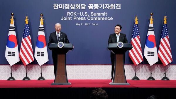 2022年5月21日の米韓首脳会談 - Sputnik 日本
