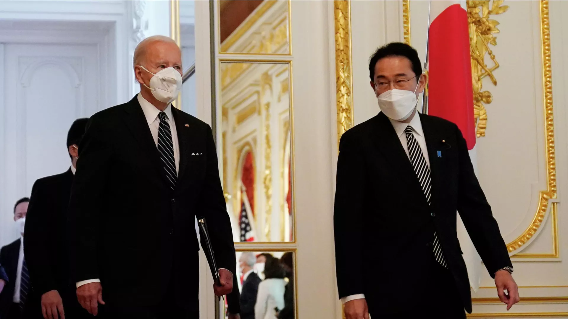 日本の岸田文夫首相とジョー・バイデン米大統領