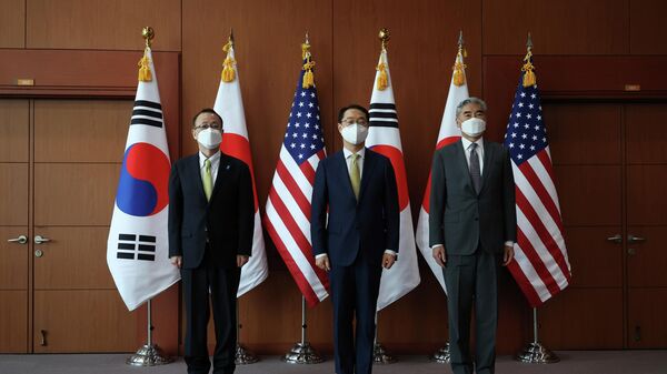 日米韓の特別代表（2022年6月） - Sputnik 日本