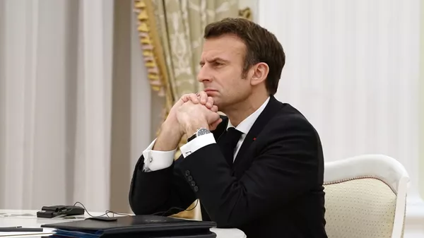  マクロン仏大統領（2022年2月7日） - Sputnik 日本