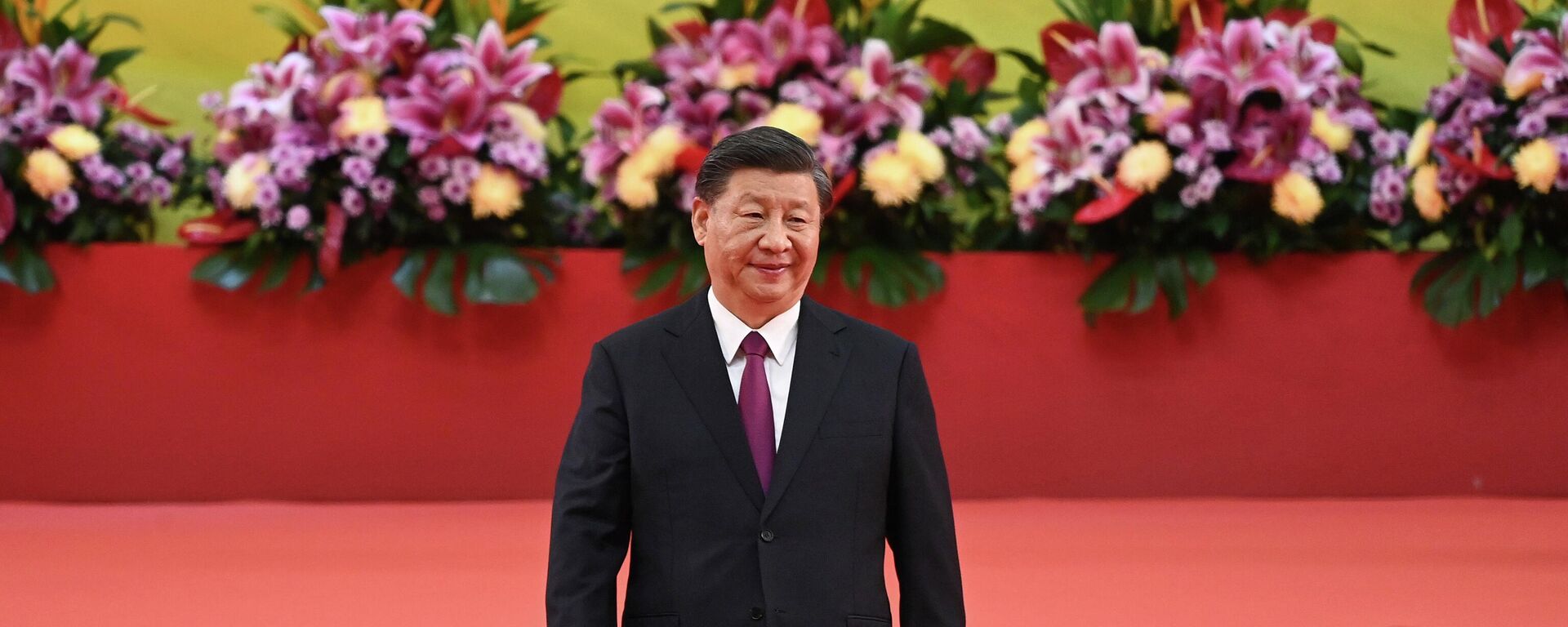 中国の習近平国家主席、香港の中国返還25年の記念式典にて。7月1日 - Sputnik 日本, 1920, 01.07.2022