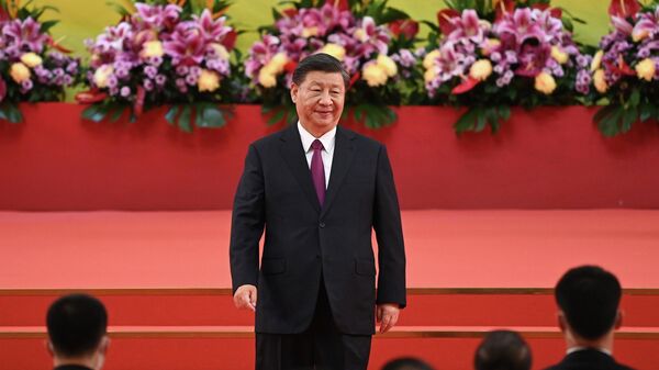 中国の習近平国家主席、香港の中国返還25年の記念式典にて。7月1日 - Sputnik 日本