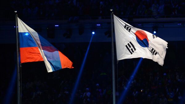 ロシアと韓国の国旗 - Sputnik 日本