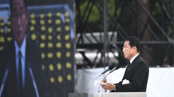 岸田首相は広島の平和祈念式典にて。8月6日 - Sputnik 日本