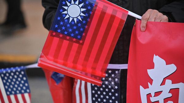 台湾と米国の旗 - Sputnik 日本