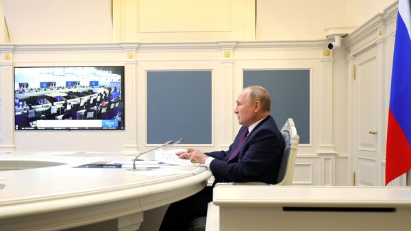 G20サミットに参加するプーチン大統領(2021年11月） - Sputnik 日本