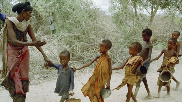 ソマリアの飢えた子どもたち - Sputnik 日本