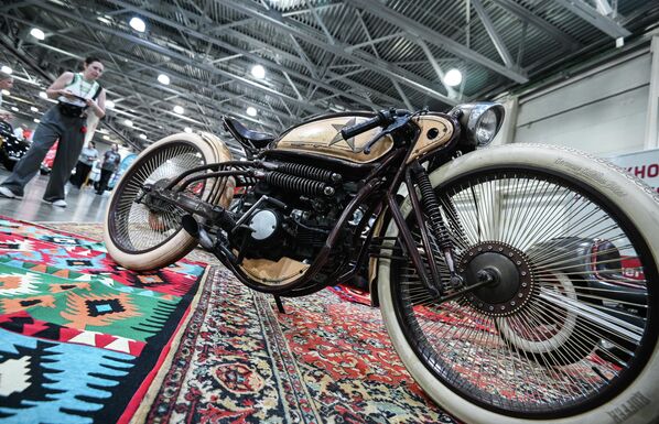 「オールドタイマー・ギャラリー」に展示されているオートバイ（ロシア・モスクワ、24日） - Sputnik 日本