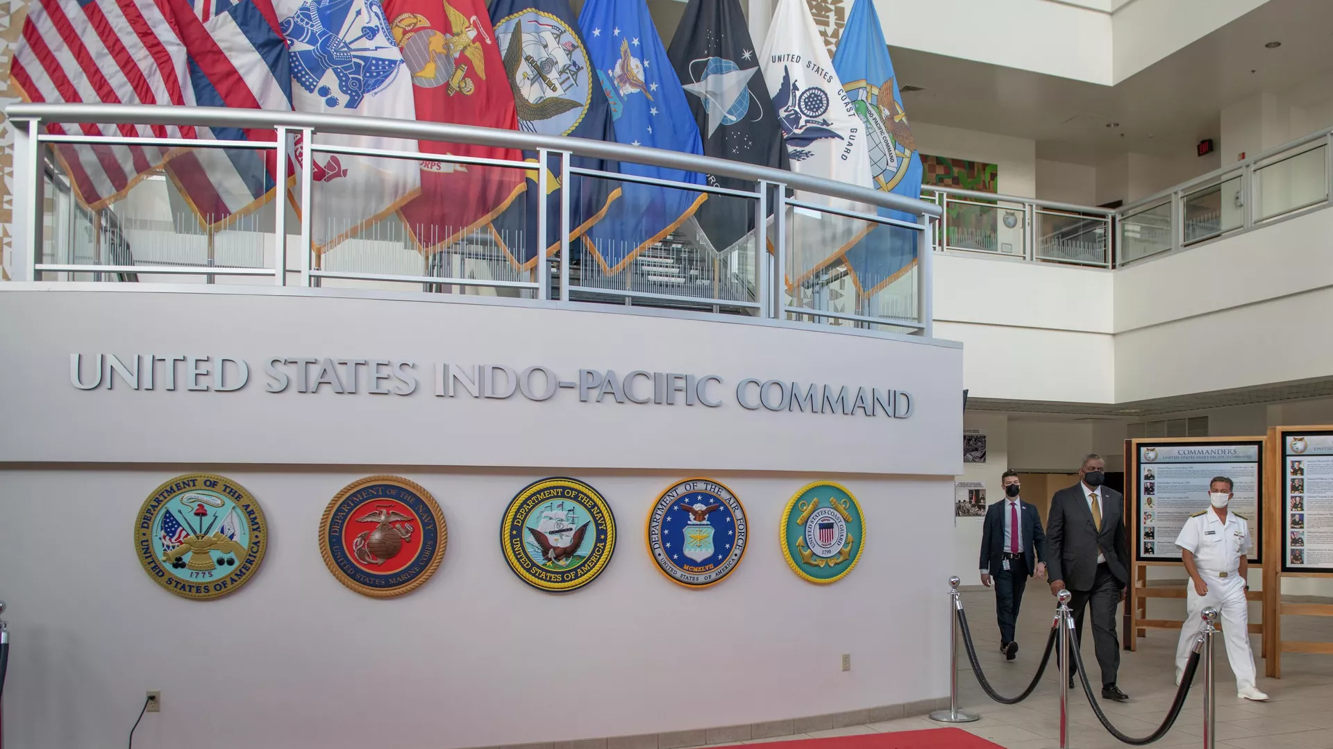 米インド太平洋軍司令部。ハワイ州ホノルル