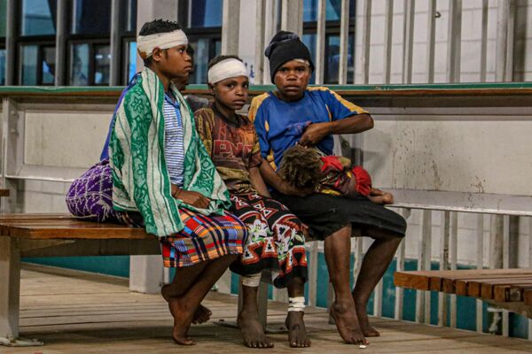 州都ラエの病院で治療を受ける人々（パプアニューギニア・モロベ州、11日） - Sputnik 日本