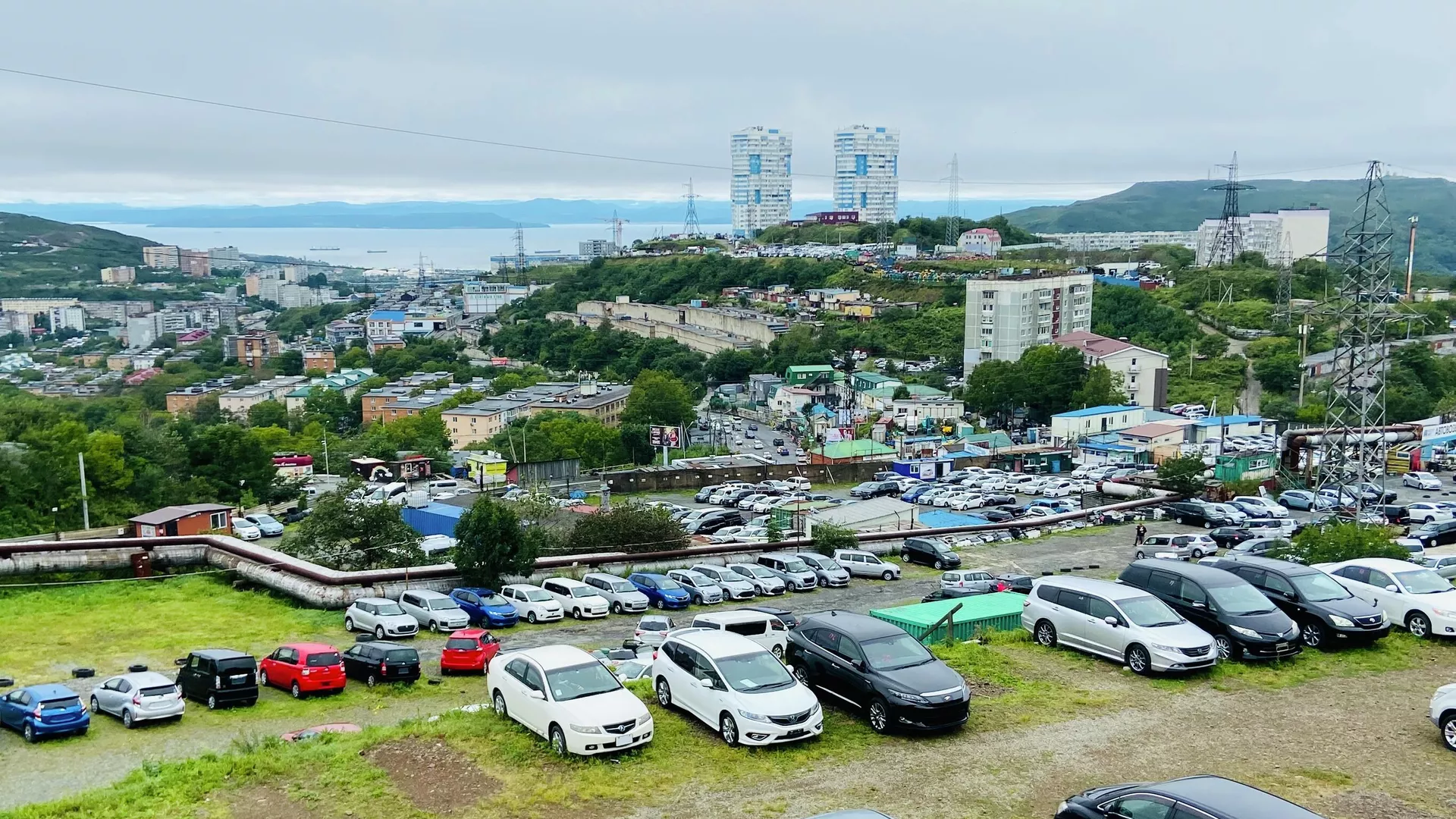 日本の中古車天国ウラジオストク　