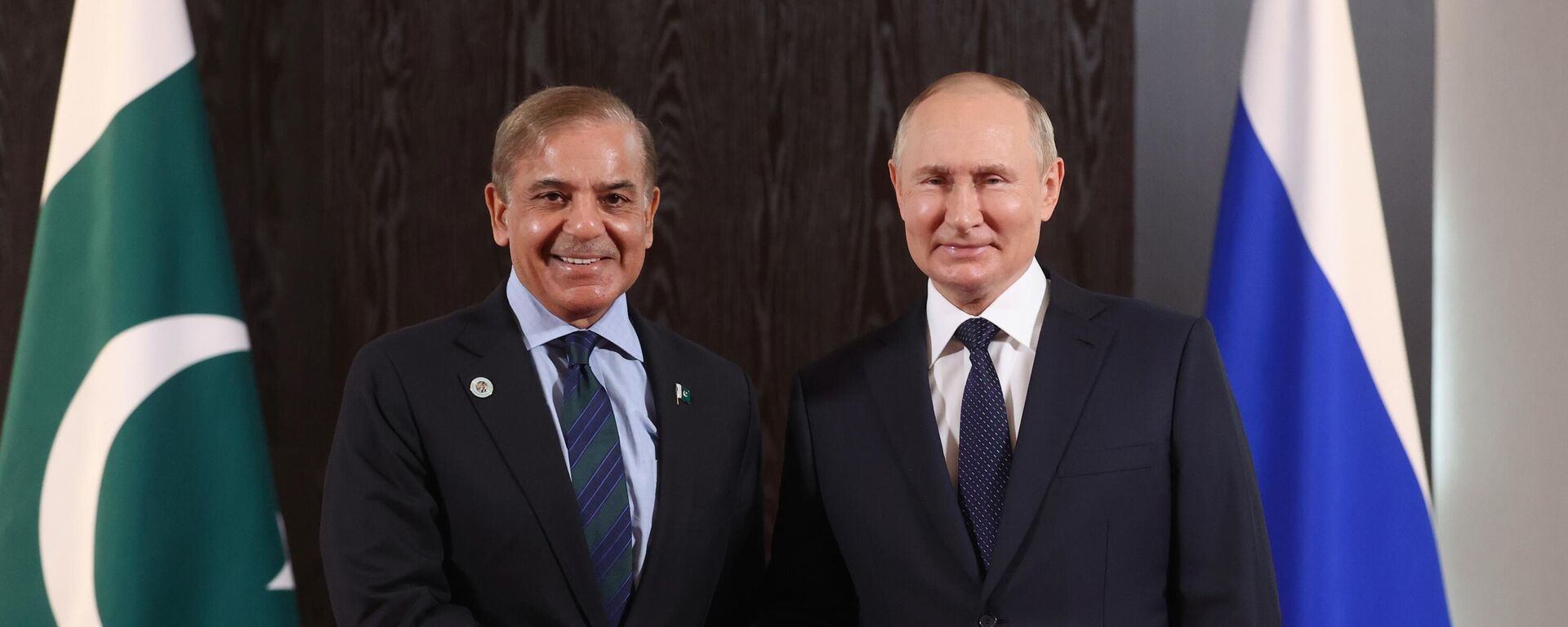 パキスタンのシャリーフ首相とロシアのプーチン大統領 - Sputnik 日本, 1920, 15.09.2022