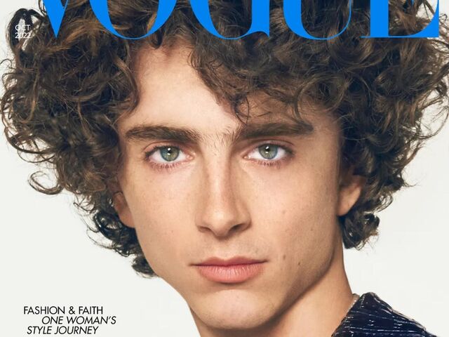 ティモシー ・シャラメ表紙＋特集　DAZED  オマケでVOGUE 米俳優が英誌「ヴォーグ」の表紙に 男性が表紙を飾るのは初