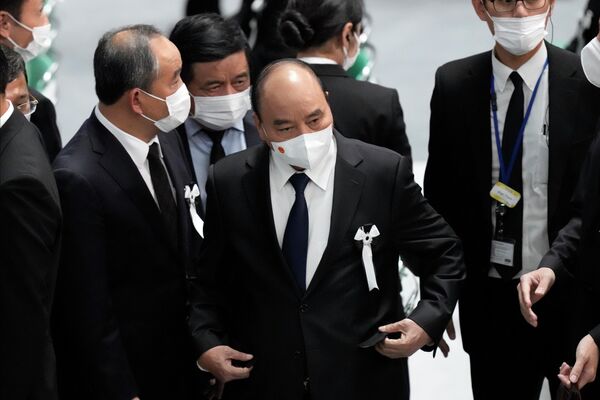安倍元首相の国葬に参列したベトナムのグエン・スアン・フック国家主席 - Sputnik 日本