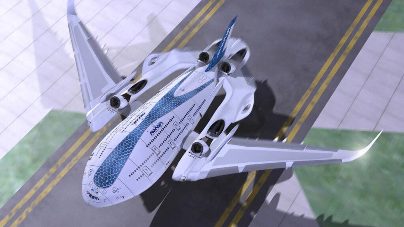 未来型旅客機、3階建ての飛ぶ「くじら」 コンセプト発表 - 2022